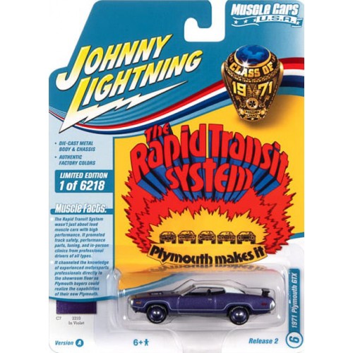 Johnny Lightning 2021 Muscle Cars USA Release 2A - 1971 Plymouth GTX