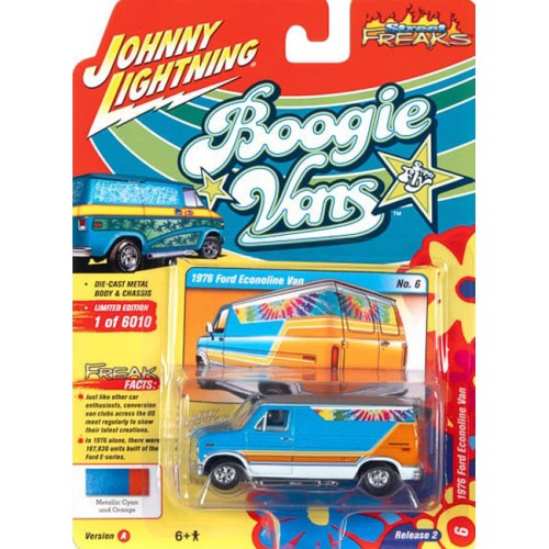 Johnny Lightning Street Freaks 2021 Release 2A - 1976 Ford Econoline Van