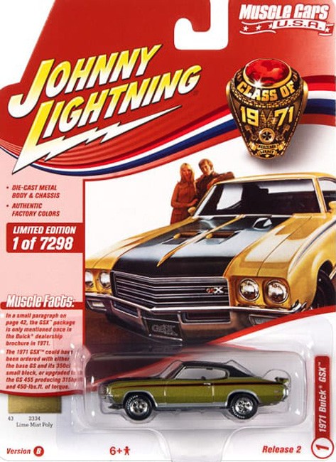 Johnny Lightning Muscle Cars USA - 1971 Buick GSX