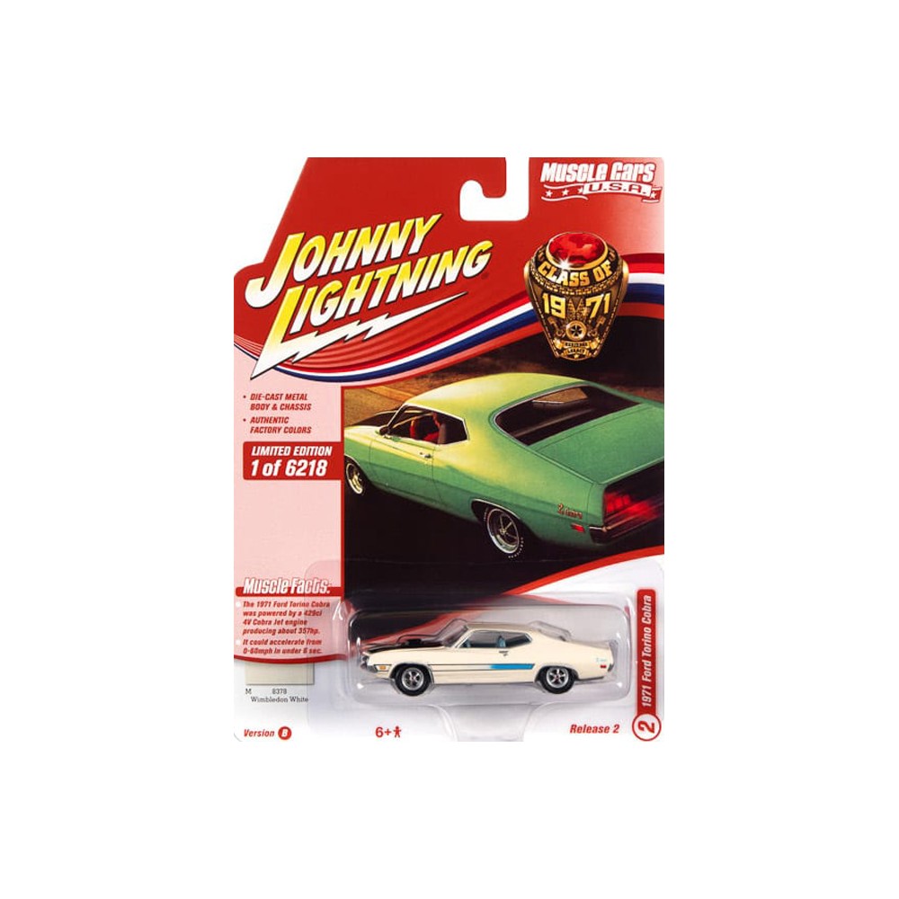 Johnny Lightning Muscle Cars USA 2021 Release 2B - 1971 Ford Torino Cobra