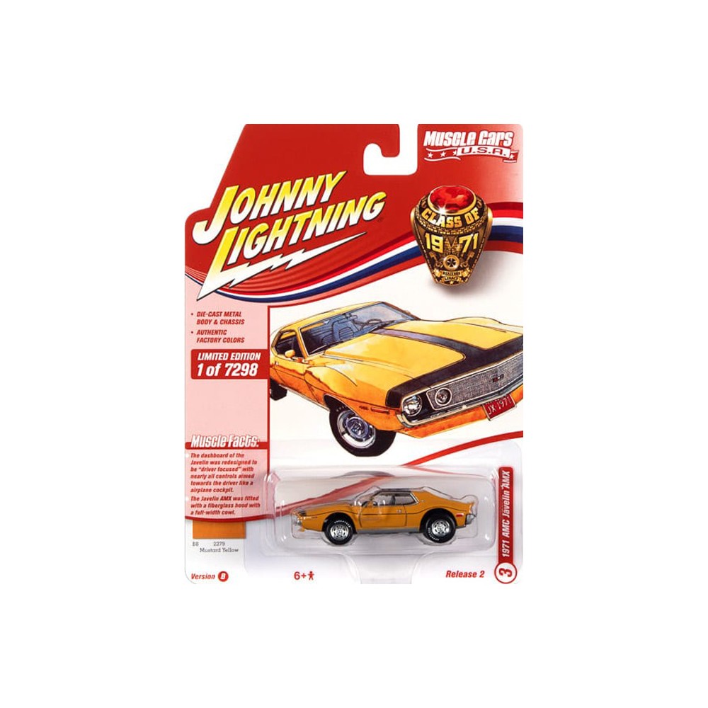 Johnny Lightning Muscle Cars USA 2021 Release 2B - 1971 AMC Javelin AMX