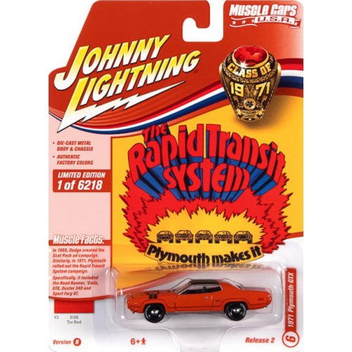 Johnny Lightning Muscle Cars USA 2021 Release 2B - 1971 Plymouth GTX