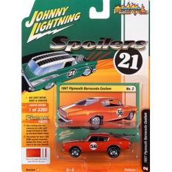 Johnny Lightning Street Freaks 2021 Release 1A - 1967 Plymouth Barracuda Custom