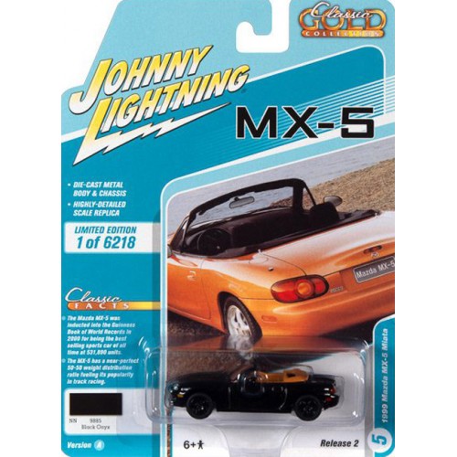 Johnny Lightning Classic Gold 2021 Release 2A - 1999 Mazda MX-5 Miata