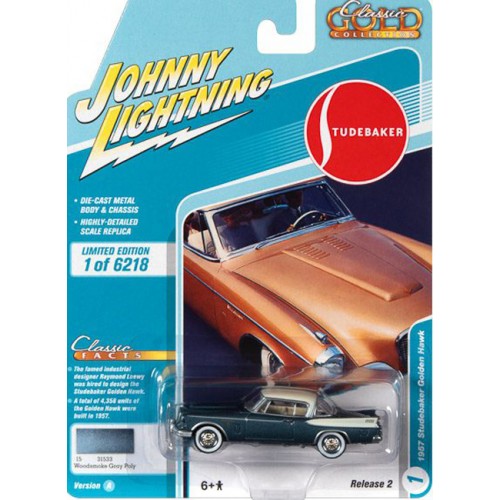 Johnny Lightning 1965 Chevy El Camino Set of 2 2017 Classic Gold R2 A&B 17L 