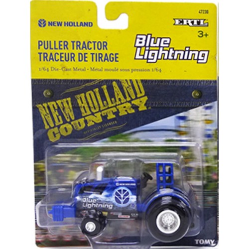Ertl New Holland Puller Tractor - Blue Lightning