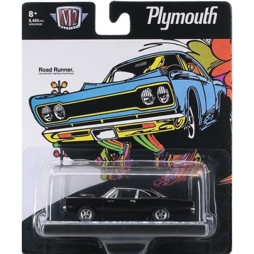 M2 Machines Drivers Release 76 - 1969 Plymouth Road Runner 440 6-Pack