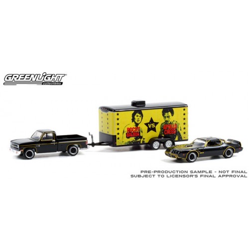 Greenlight Hollywood Hitch and Tow Series 9 - 1981 Chevy C-10 with 1979 Pontiac Firebird Trans AM