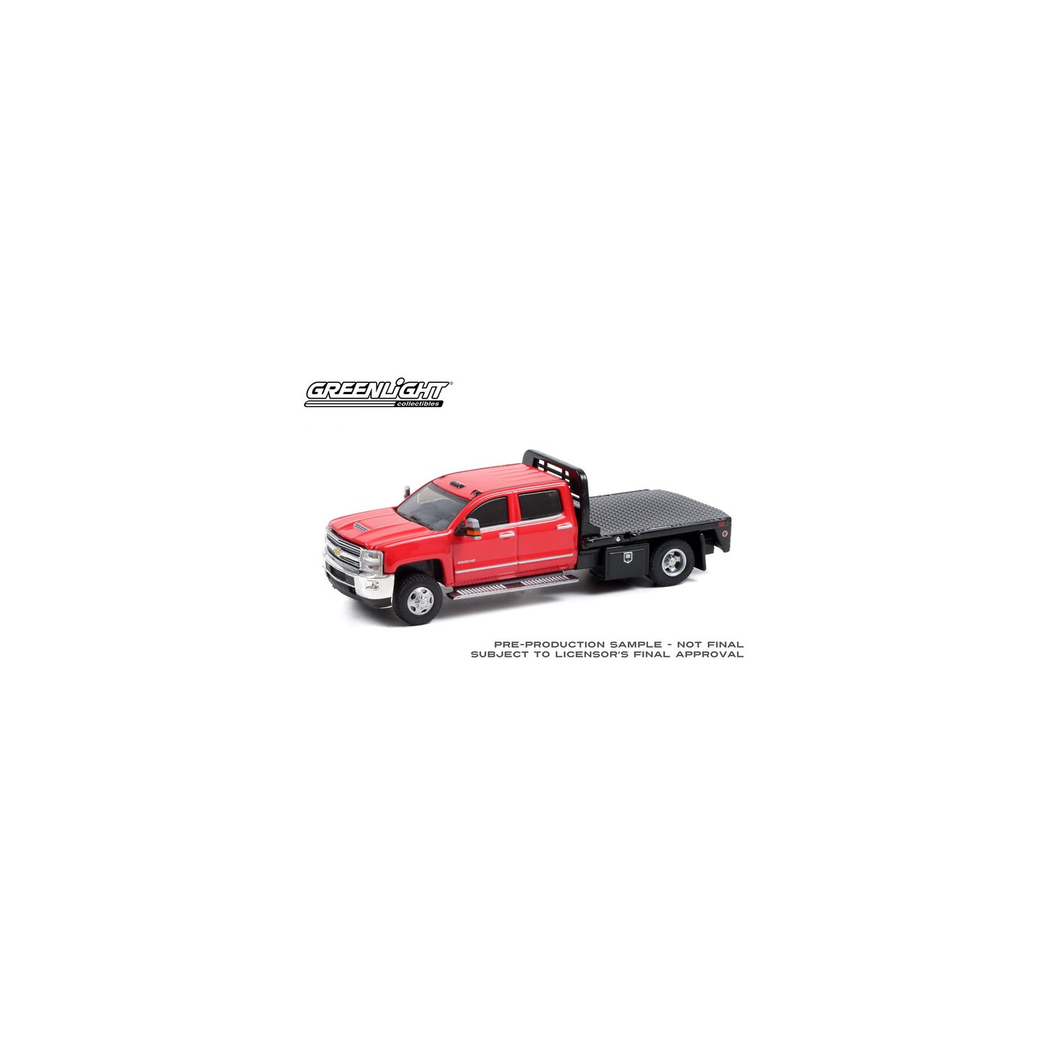 Greenlight Dually Drivers Series 8 - 2016 Chevrolet Silverado 3500HD Duallly with Flatbed