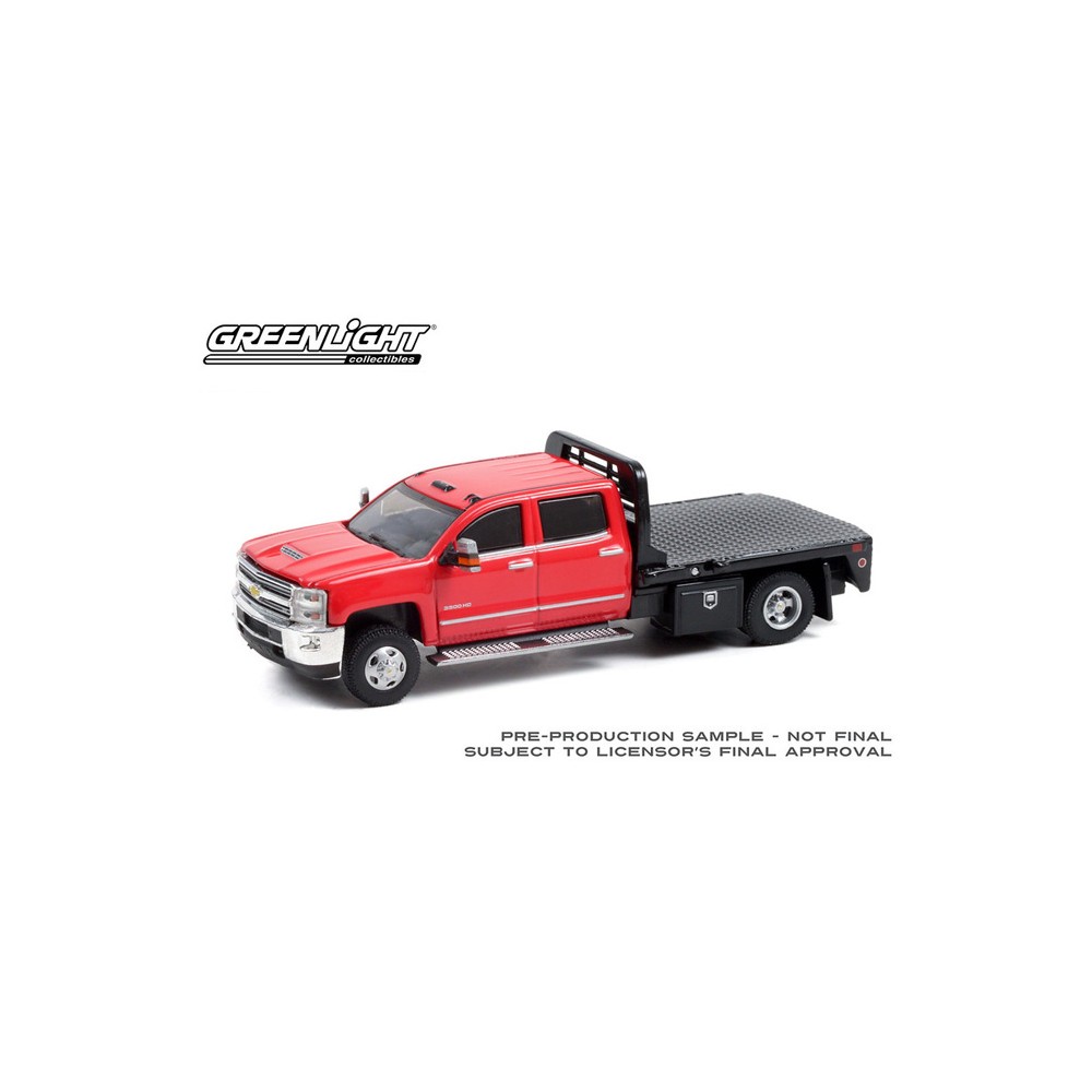 Greenlight Dually Drivers Series 8 - 2016 Chevrolet Silverado 3500HD Duallly with Flatbed