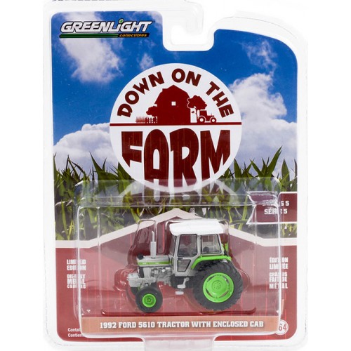 Greenlight Down on the Farm Series 5 - 1992 Ford 5610 Tractor with Enclosed Cab