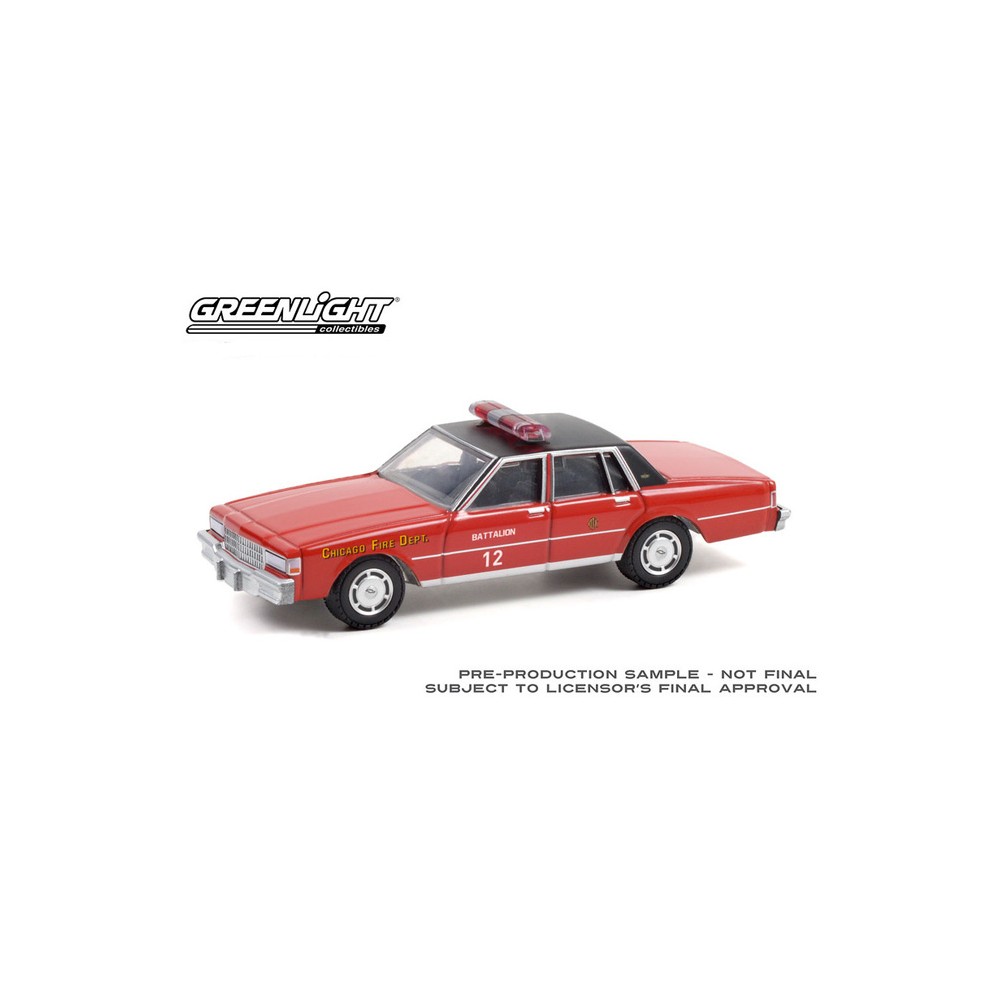 Greenlight Hobby Exclusive - 1990 Chevrolet Caprice Chicago Fire Department