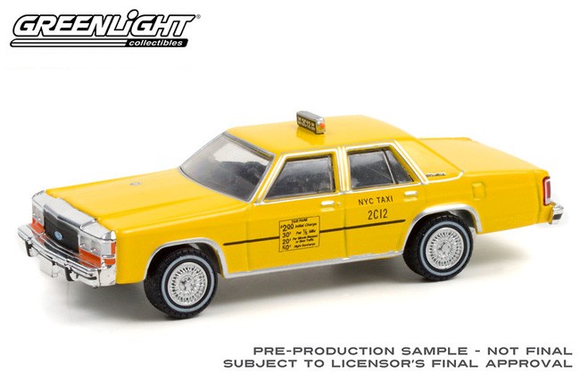 CG15 Greenlight Exclusive Taxi 1991 Ford LTD Crown Victoria 