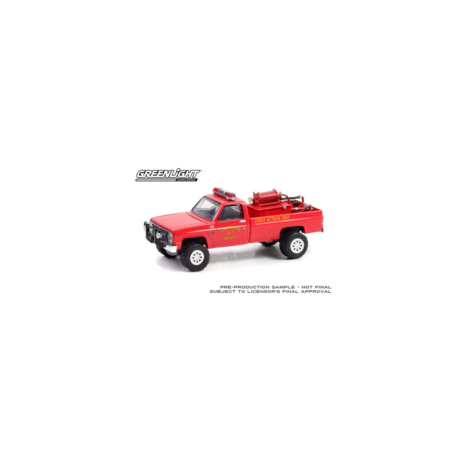 Greenlight Fire and Resue Series 1 - 1986 Chevrolet C20 Custom Deluxe First Attack Unit