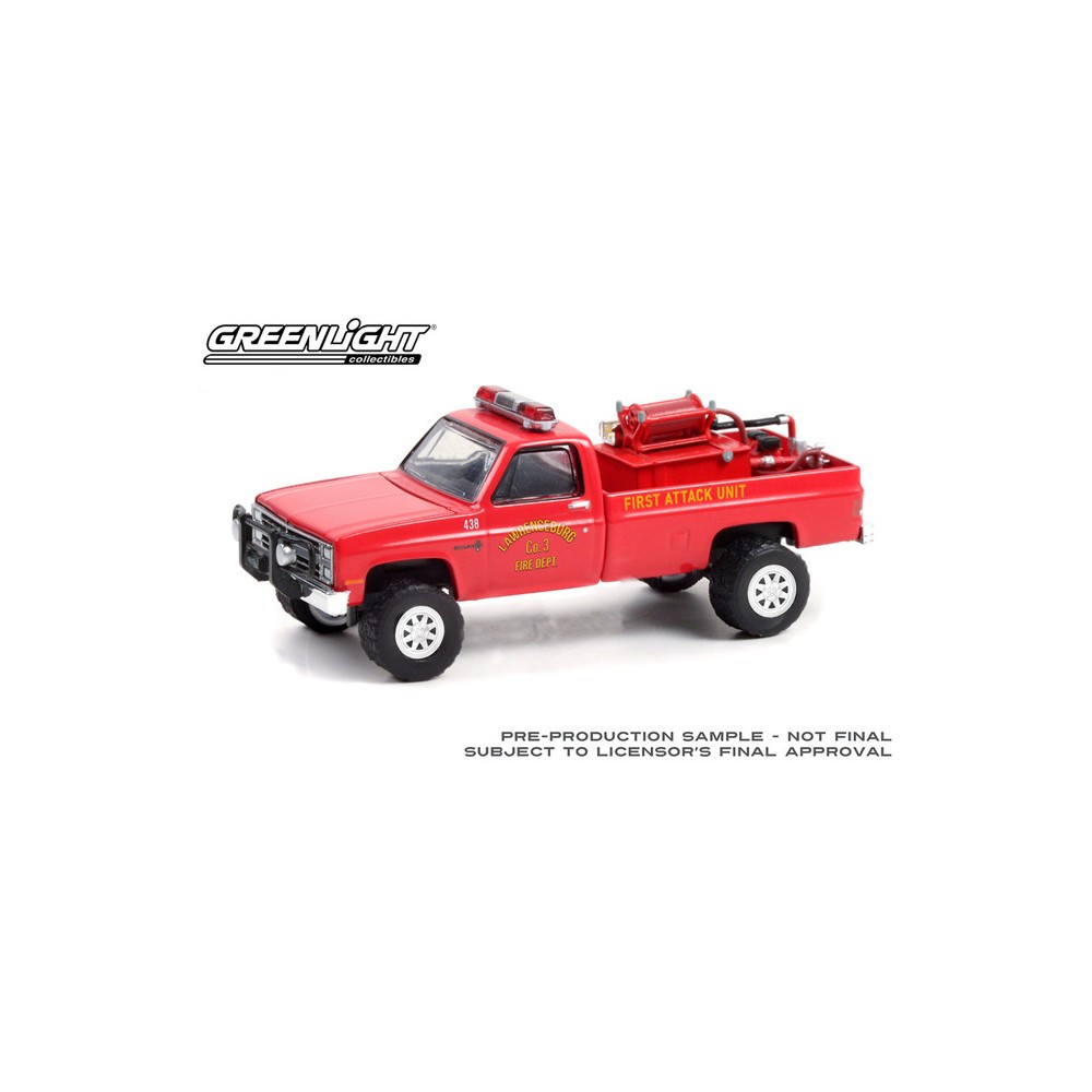 Greenlight Fire and Resue Series 1 - 1986 Chevrolet C20 Custom Deluxe First Attack Unit