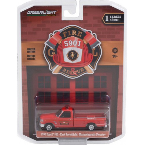 Greenlight Fire and Resue Series 1 - 1992 Ford F-350 East Brookfield Forestry