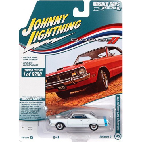 Johnny Lightning Muscle Cars USA 2021 Release 3A - 1970 Dodge Dart Swinger