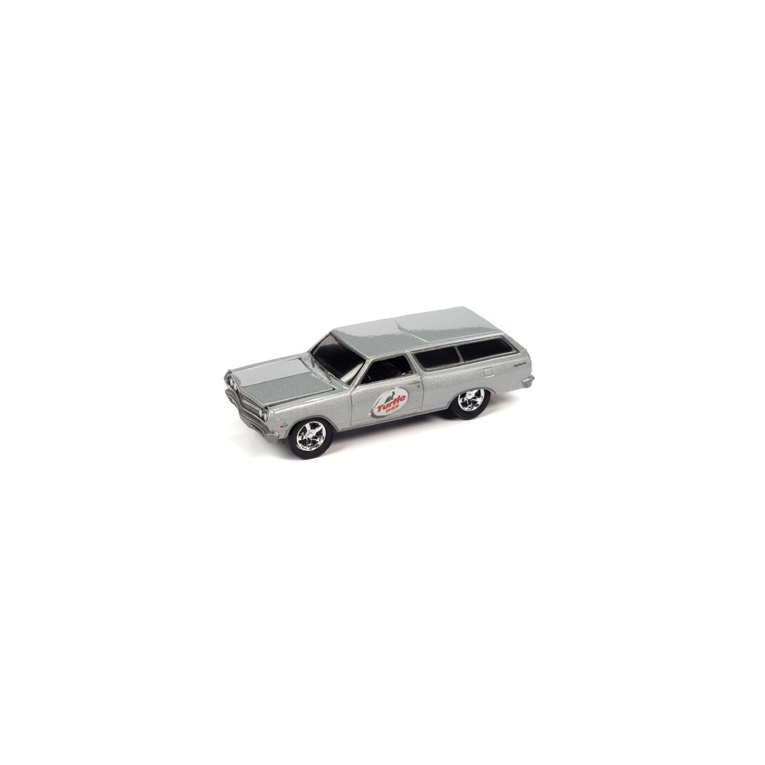 Johnny Lightning Muscle Cars USA 2021 Release 3B - 1965 Chevy Chevelle Wagon Turtle Wax