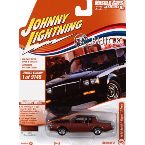 Johnny Lightning Muscle Cars USA 2021 Release 3B - 1986 Buick Regal T-Type