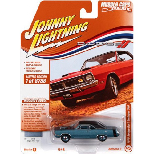 Johnny Lightning Muscle Cars USA 2021 Release 3B - 1970 Dodge Dart Swinger 340