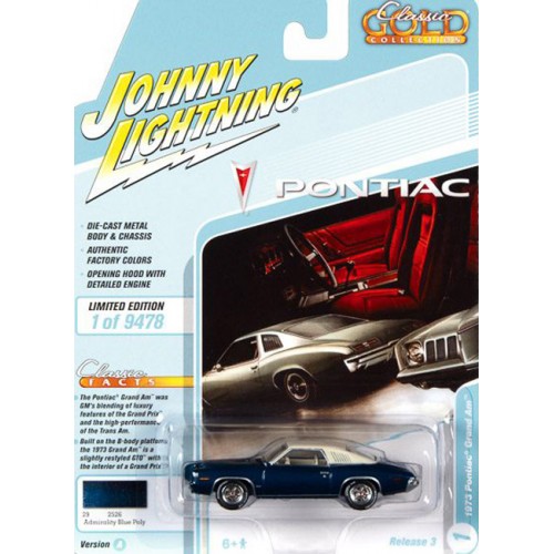 Johnny Lightning Classic Gold 2021 Release 3A - 1973 Pontiac Grand Am