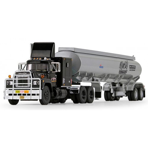 DCP by First Gear Mack R Model with Fuel Tanker Trailer Convoy