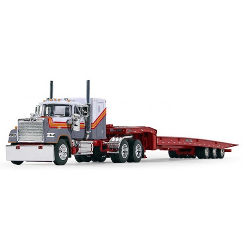 DCP by First Gear - Mack Super-Liner with Talbert 5553TA Tri-Axle Trailer
