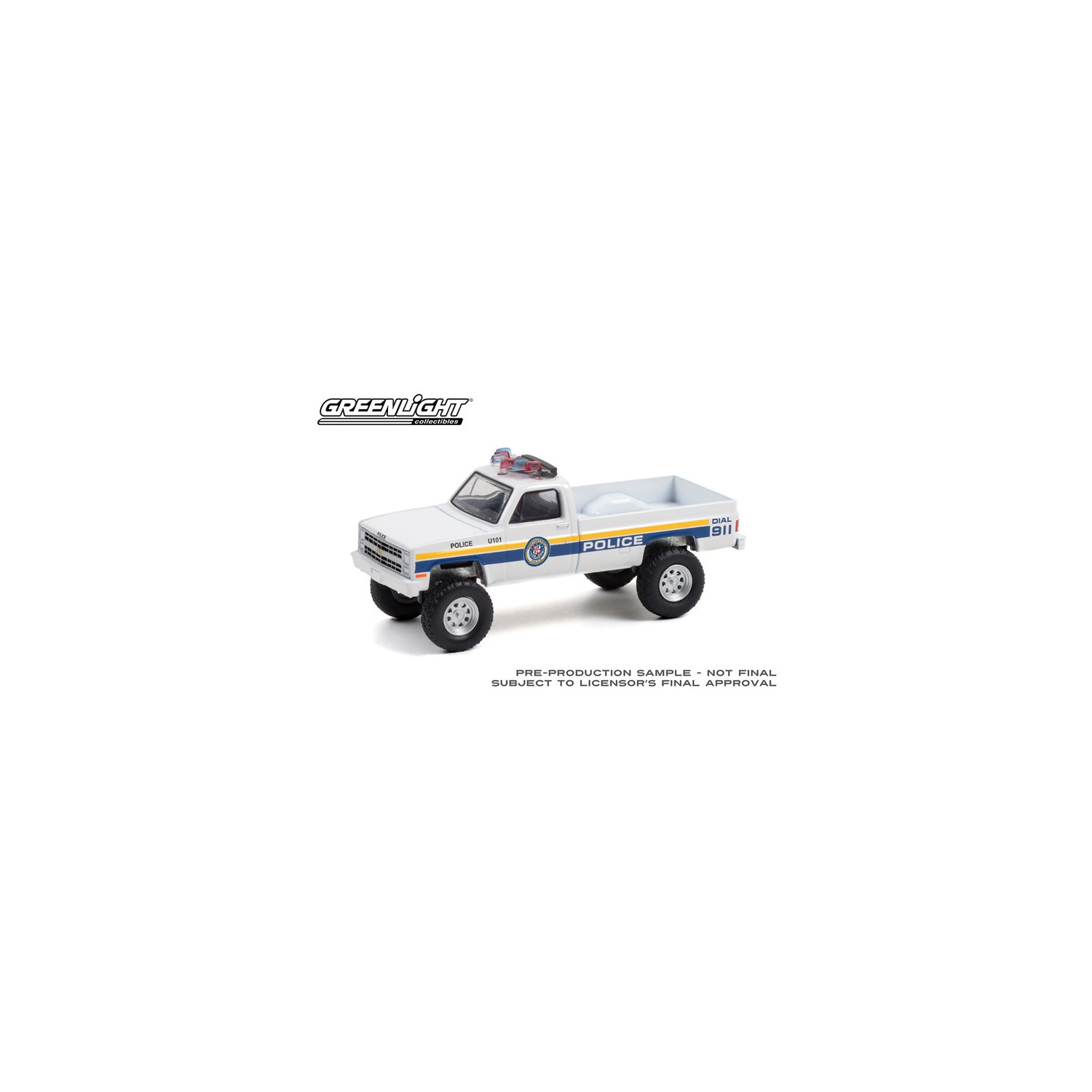 Greenlight Hobby Exclusive - 1986 Chevrolet M1008 Philadelphia Police