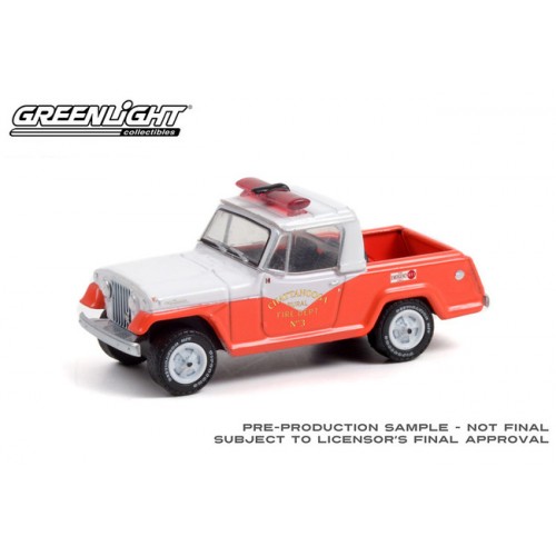 Greenlight Hobby Exclusive - 1967 Jeep Jeepster Commando Chattanooga Rural Fire Dept