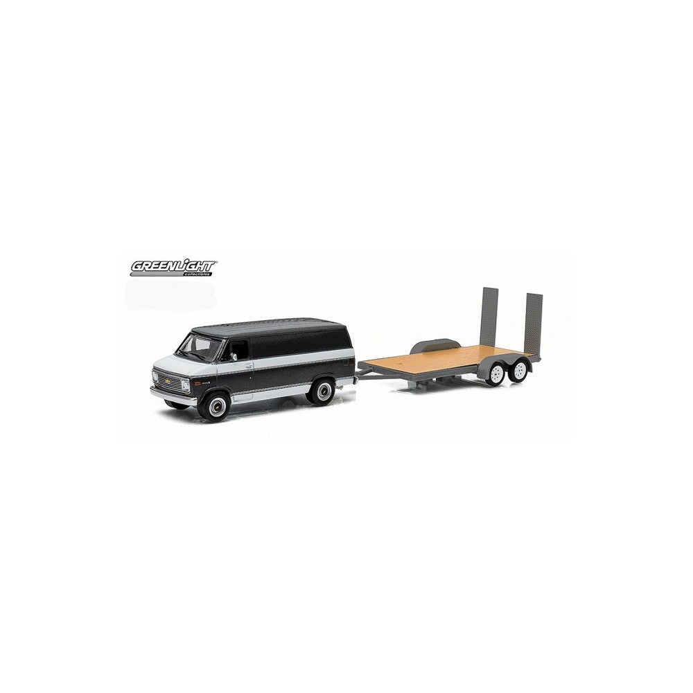 Hitch and Tow Series 3 - 1977 Chevy G20 Van and Flatbed Trailer