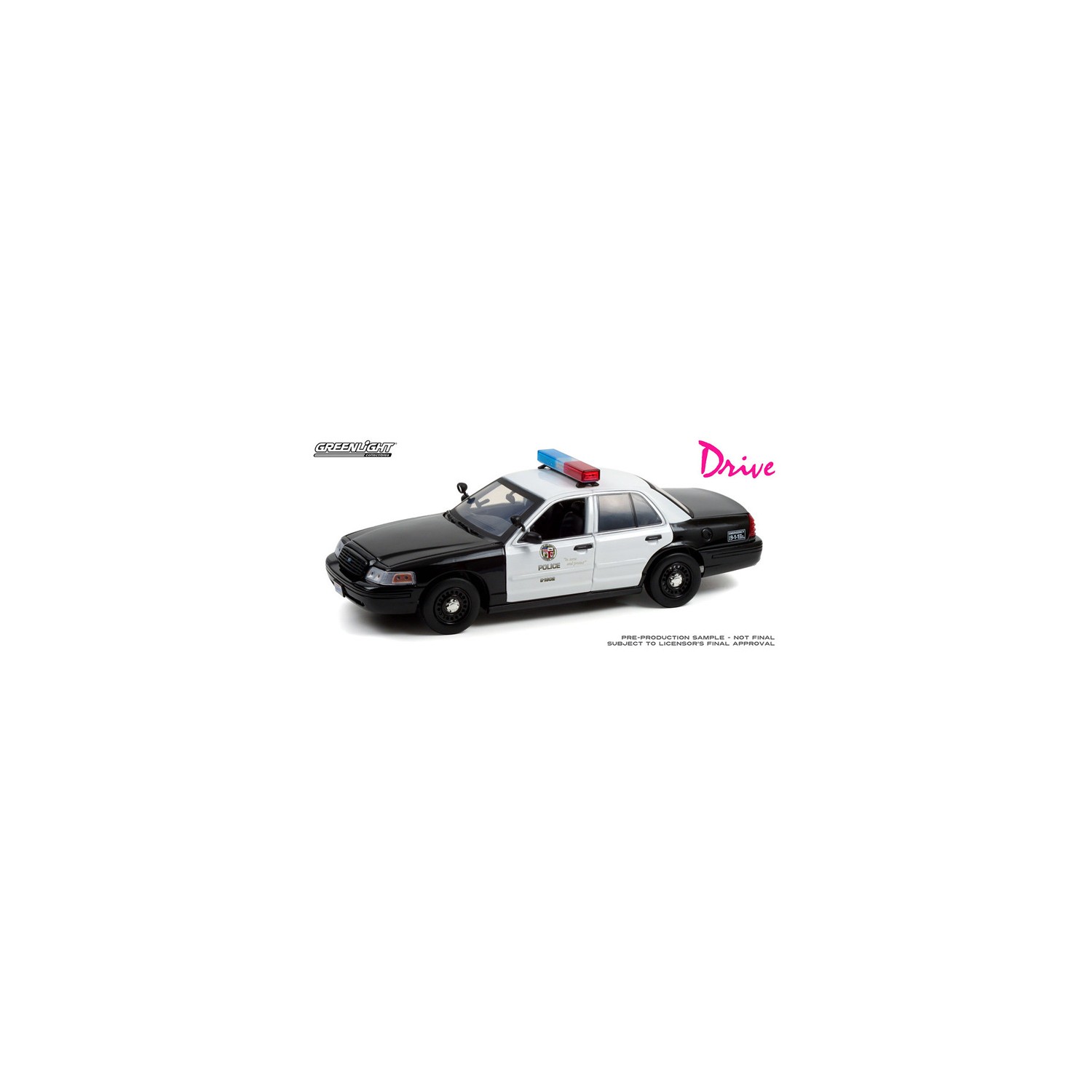 Greenlight 1:18 Drive - 2011 Ford Crown Victoria Police Interceptor LAPD