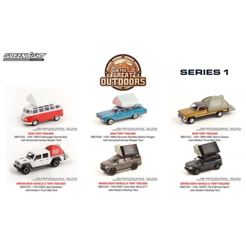 Greenlight The Great Outdoors Series 1 - Six Car Set