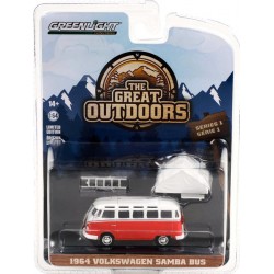 Greenlight The Great Outdoors Series 1 - 1964 Volkswagen Samba Bus with Tent