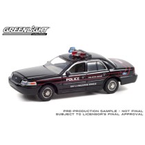 Greenlight Hot Pursuit Series 39 - 2001 Ford Crown Victoria Police Interceptor Police Prep Package - Test & Evaluation Vehicle