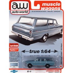 Auto World Premium 2021 Release 4B - 1963 Chevy II Nova 400 Wagon