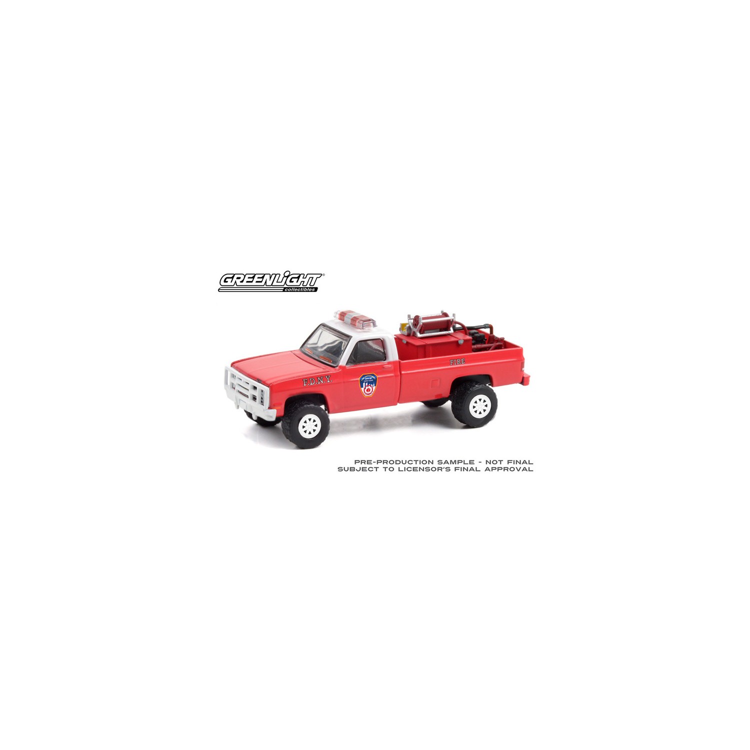 Greenlight Hobby Exclusive - 1986 Chevrolet M1008 4x4 FDNY