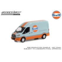 Greenlight Hobby Exclusive - 2019 Ford Transit LWB High Roof Gulf Oil