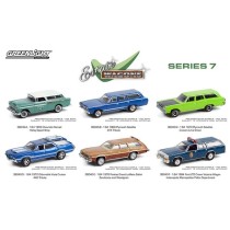 Greenlight Estate Wagons Series 7 - Six Car Set