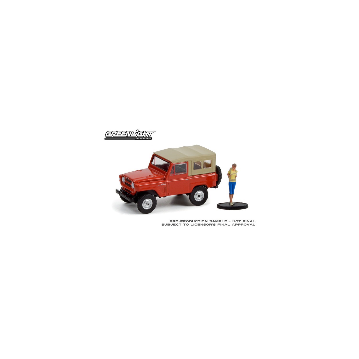 Greenlight The Hobby Shop Series 12 - 1975 Nissan Patrol with Packpacker Figure