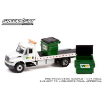 Greenlight H.D. Trucks Series 22 - 2013 International DuraStar Flatbed Waste Management