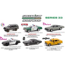 Greenlight Hollywood Series 33 - Six Car Set