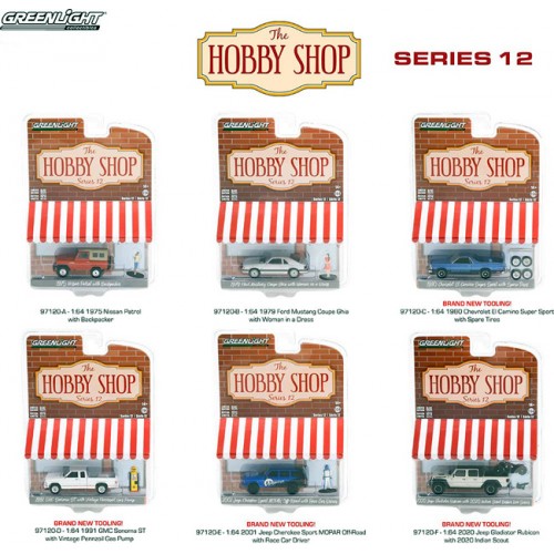 Greenlight The Hobby Shop Series 12 - Six Car Set