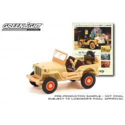 Greenlight Vintage Ad Cars Series 5 - 1945 Willys MB Jeep