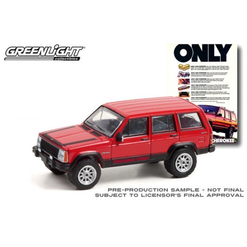 Greenlight Vintage Ad Cars Series 5 - 1984 Jeep Cherokee Chief