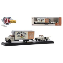 M2 Machines Auto-Haulers Series 48 - 1968 Chevrolet C60 Box Truck with 1958 Chevrolet Apache