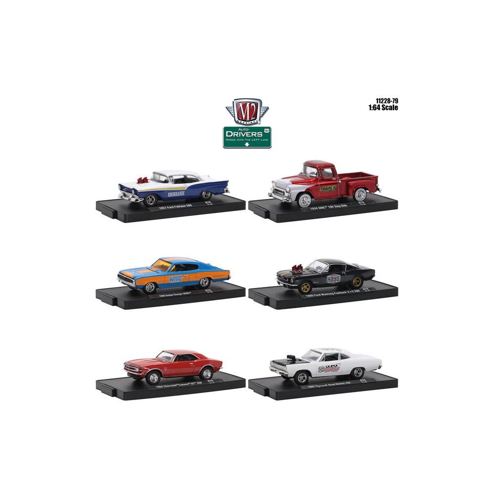 M2 Machines Drivers Release 79 - Six Car Set