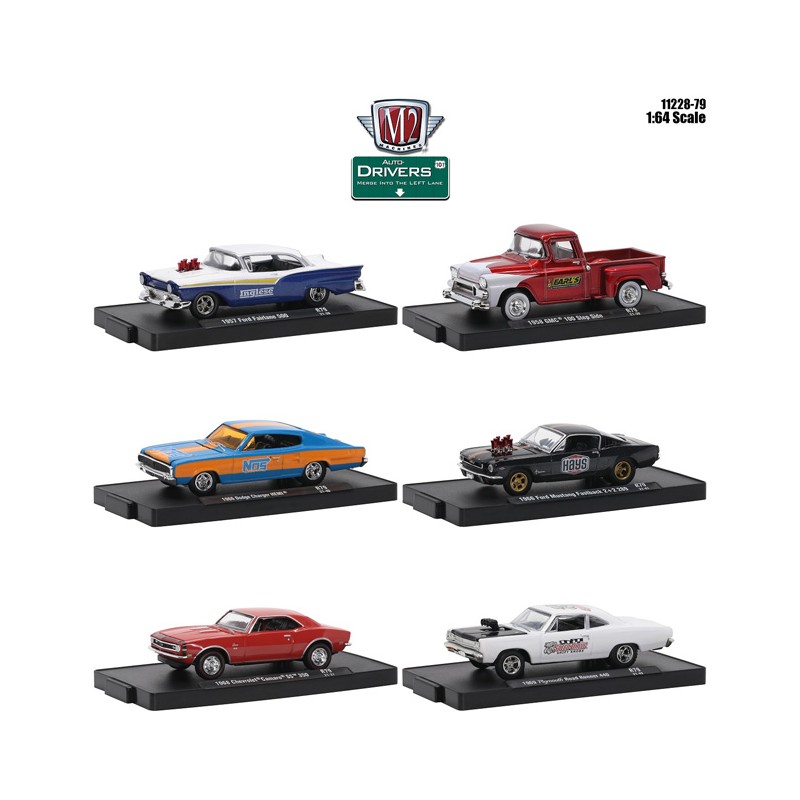 M2 Machines Drivers Release 79 - Six Car Set