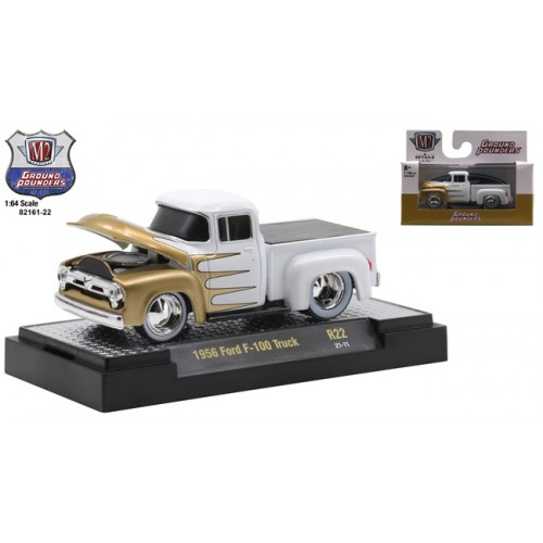 M2 Machines Ground Pounders Release 22 - 1956 Ford F-100 Truck