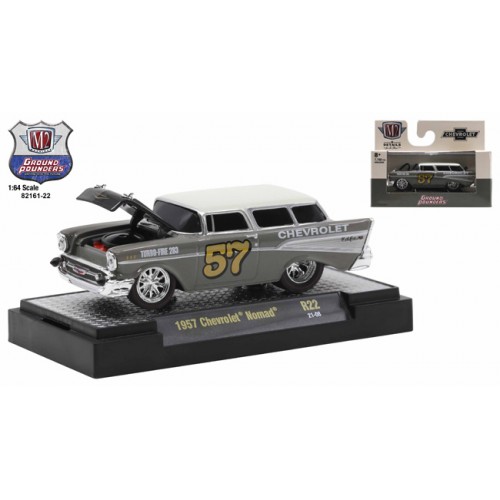 M2 Machines Ground Pounders Release 22 - 1957 Chevrolet Nomad