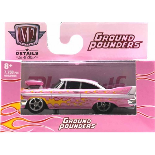 M2 Machines Ground Pounders Release 22 - 1958 Plymouth Fury